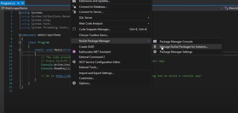A Comprehensive Guide on Web Scraping with C#
