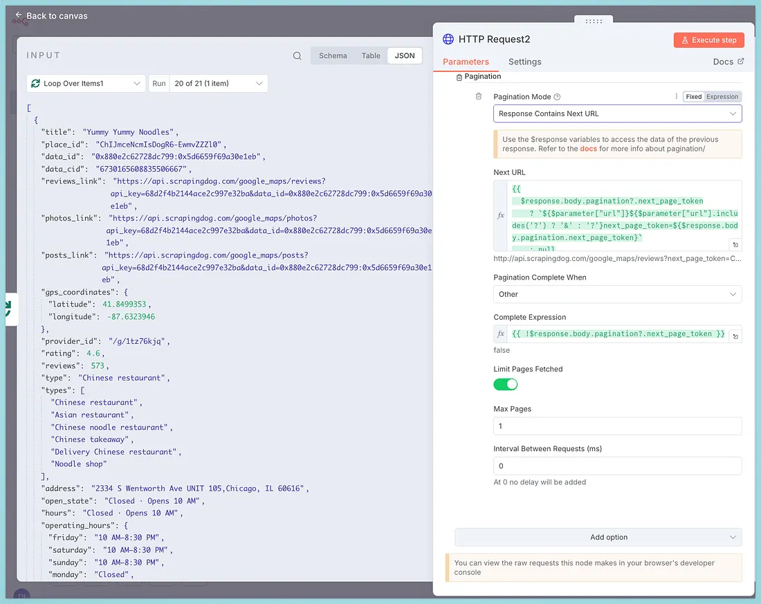 Sentiment Analysis of Reviews From Google Maps using Scrapingdog & n8n