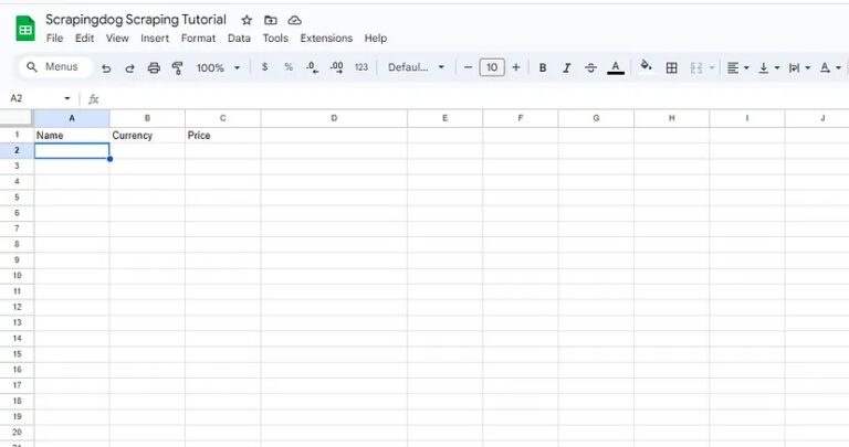 How To Extract Data from Websites to Google Sheets